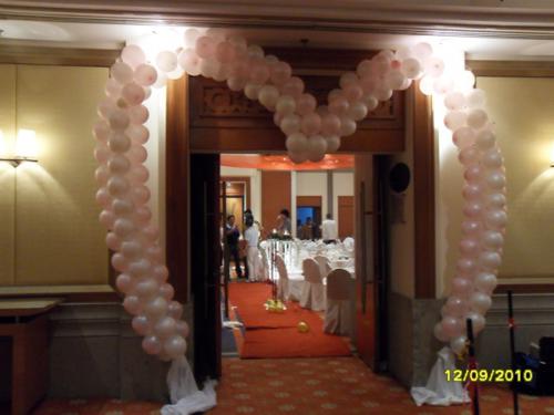 Home Past Projects Balloon Deco for Tan's Wedding Love Arch